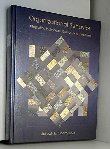 Stock image for Organizational Behavior: Individuals, Groups and Processes for sale by Anybook.com