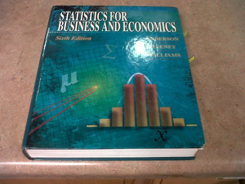 Beispielbild fr Statistics for Business and Economics, 6th Edition zum Verkauf von More Than Words