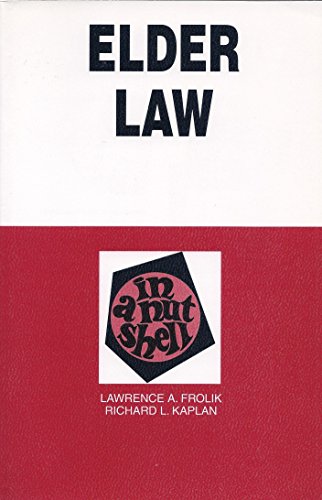 Beispielbild fr Elder Law in a Nutshell zum Verkauf von Better World Books