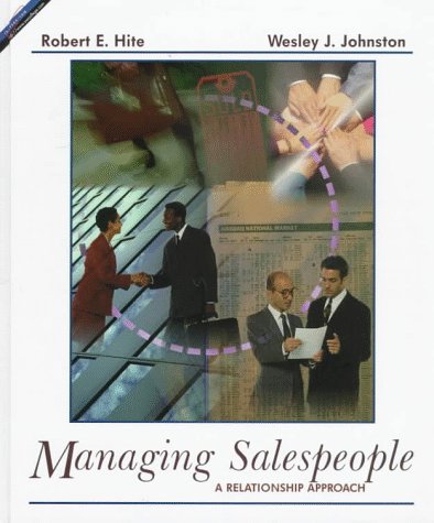 Stock image for Managing Salespeople: A Relationship Management Approach for sale by RIVERLEE BOOKS