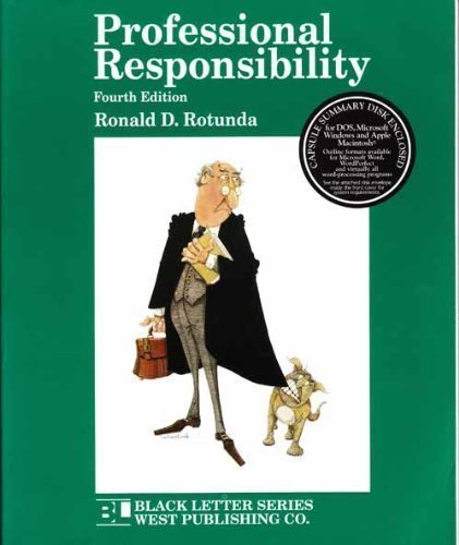 Imagen de archivo de Professional Responsibility (4th Ed) (Black Letter Series) a la venta por HPB Inc.