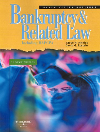 Beispielbild fr Black Letter Outline on Bankruptcy and Related Law (Black Letter Outlines) zum Verkauf von BooksRun