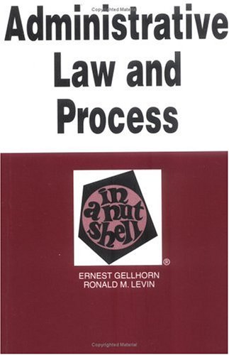 Stock image for Administrative Law and Process in a Nutshell (Nutshell Series) for sale by Wonder Book