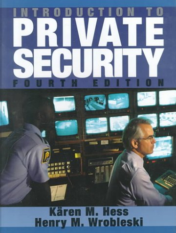 Imagen de archivo de Introduction to Private Security a la venta por ThriftBooks-Atlanta