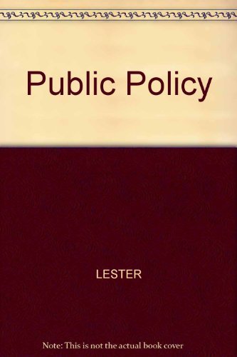 9780314067500: Public Policy