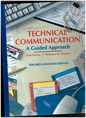 Stock image for West Publishing Company, Technical Communication A Guided Approach Teacher Edition, 1997 ISBN: 0314070133 for sale by Nationwide_Text