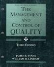 9780314071484: Management and Control of Quality: Instructor's Manual