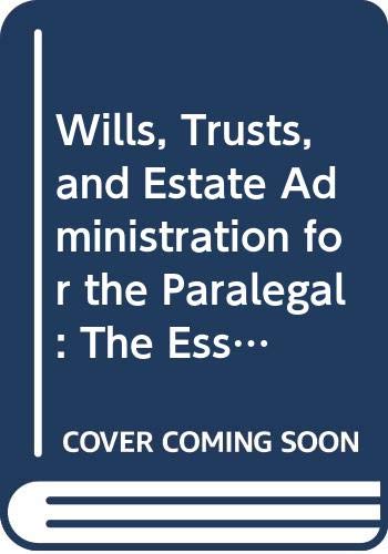 Wills, Trusts, and Estate Administration for the P (9780314080608) by Hower, Dennis R.