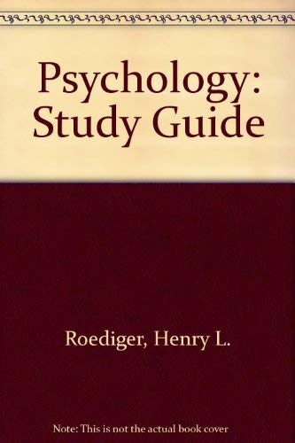 9780314089649: Study Guide (Psychology)
