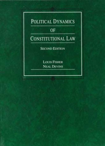 Beispielbild fr Political Dynamics of Constitutional Law zum Verkauf von Better World Books