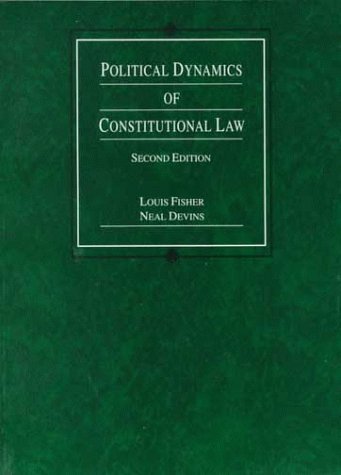 Imagen de archivo de Political Dynamics of Constitutional Law a la venta por Better World Books