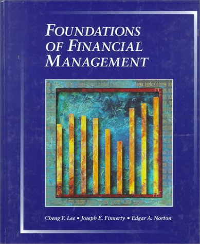 Imagen de archivo de Foundations of Financial Management a la venta por James Lasseter, Jr