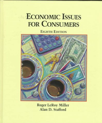 Imagen de archivo de Economic Issues for Consumers 8th a la venta por a2zbooks