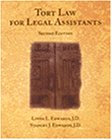 9780314126351: Tort Law for Legal Assistants