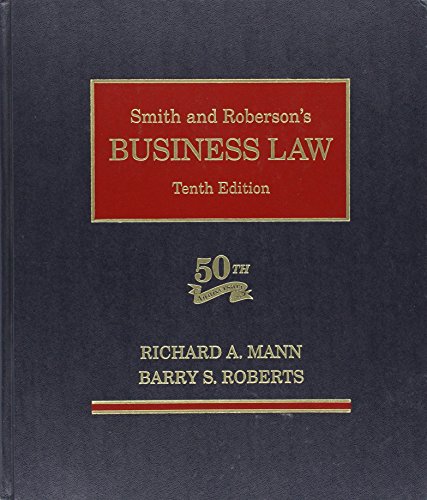 9780314140807: Smith and Roberson Business Law
