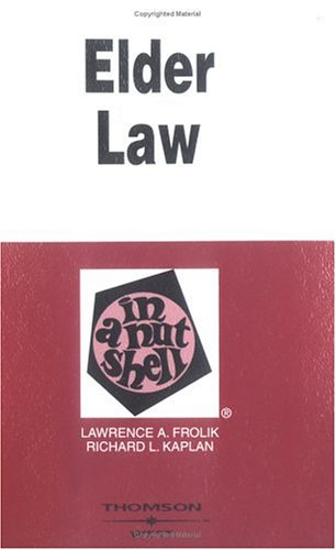 Imagen de archivo de Elder Law in a Nutshell a la venta por ThriftBooks-Atlanta