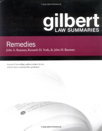 Beispielbild fr Gilbert Law Summaries on Remedies zum Verkauf von GF Books, Inc.