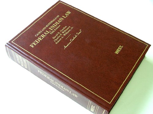 Stock image for Getches, Wilkinson and Williams' Cases and Materials on Federal Indian Law, 5th for sale by ThriftBooks-Atlanta