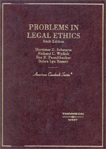 Imagen de archivo de Problems in Legal Ethics a la venta por ThriftBooks-Atlanta