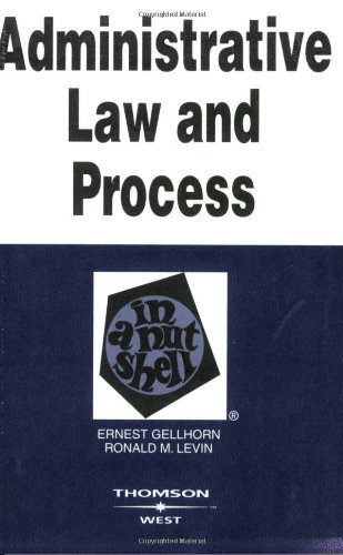 9780314144362: Administrative Law and Process in a Nutshell