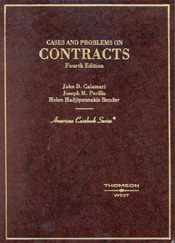 Stock image for Cases and Problems on Contracts for sale by Better World Books