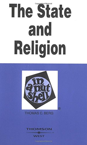 Beispielbild fr The State and Religion in a Nutshell zum Verkauf von Better World Books