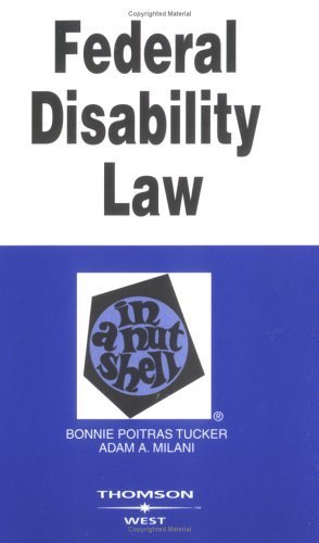 Imagen de archivo de Federal Disability Law in a Nutshell a la venta por Better World Books