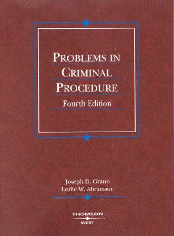 Beispielbild fr Problems in Criminal Procedure zum Verkauf von ThriftBooks-Atlanta