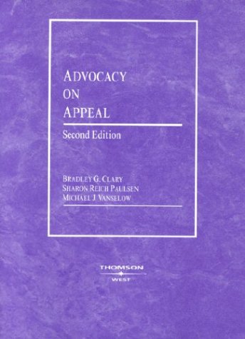 Beispielbild fr Advocacy on Appeal (American Casebook Series) zum Verkauf von Wonder Book