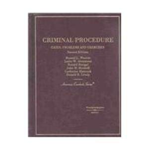 Imagen de archivo de Criminal Procedure: Cases, Problems & Exercises, 2nd a la venta por a2zbooks