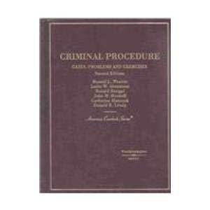 Stock image for Criminal Procedure : Cases, Problems & Exercises (American Casebook Series) for sale by BooksRun