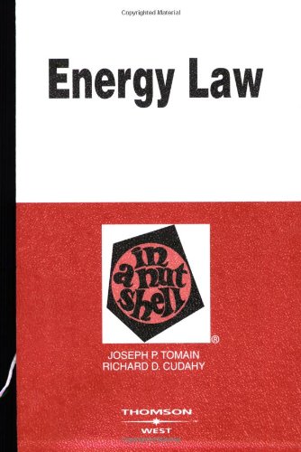 Beispielbild fr Energy Law in a Nutshell (Nutshell Series) zum Verkauf von WeSavings LLC