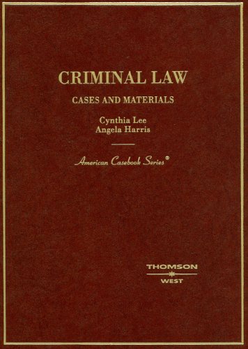 Imagen de archivo de Criminal Law, Cases and Materials a la venta por Better World Books