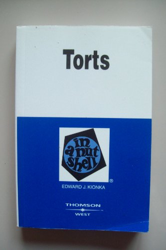9780314152190: Torts in a Nutshell