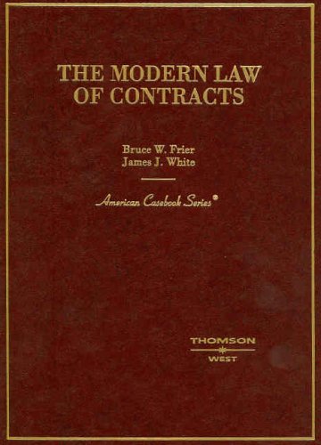 Imagen de archivo de Modern Law of Contracts (American Casebook) a la venta por HPB-Red