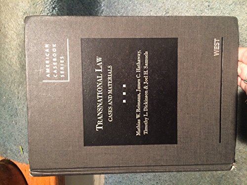 Beispielbild fr Transnational Law, Cases and Materials zum Verkauf von ThriftBooks-Atlanta