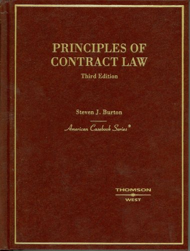 9780314155757: Principles of Contract Law (American Casebook Series)