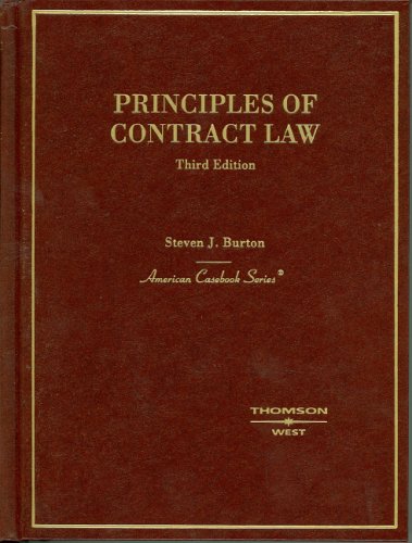 9780314155757: Principles of Contract Law