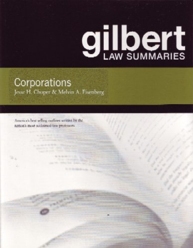 Stock image for Gilbert Law Summaries on Corporations for sale by Better World Books