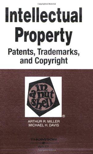 Imagen de archivo de Intellectual Property-Patents, Trademarks And Copyright in a Nutshell a la venta por SecondSale