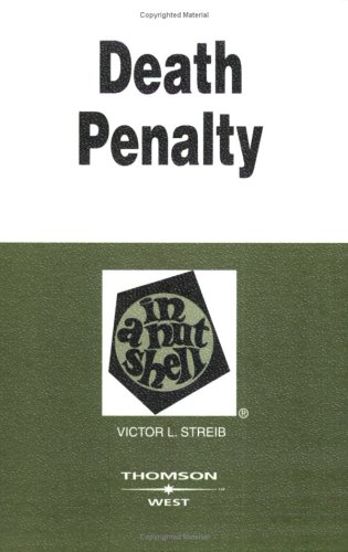 9780314158833: Death Penalty in a Nutshell (Nutshell Series)