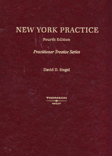 Stock image for New York Practice (Practitioner's Treatise Series) for sale by SecondSale