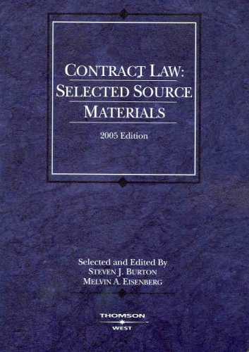 Imagen de archivo de Contract Law a la venta por Better World Books