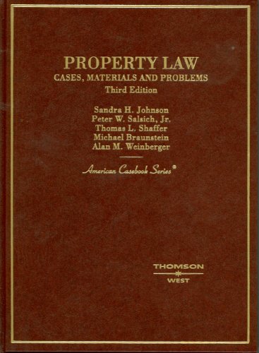 Stock image for Property Law, Cases, Materials and Problems, 3d (American Casebook Series) for sale by HPB-Red