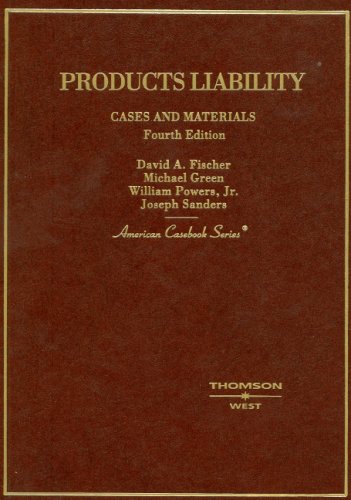 Stock image for Products Liability: Cases and Materials for sale by ThriftBooks-Atlanta