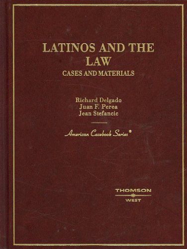 Beispielbild fr Latinos and the Law: Cases and Materials (American Casebook Series) zum Verkauf von HPB-Red