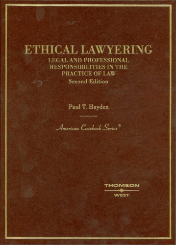 Stock image for Ethical Lawyering (American Casebook) for sale by BooksRun