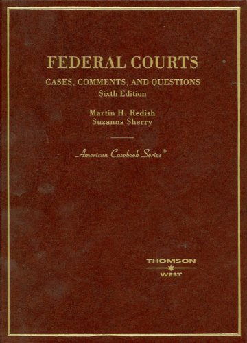 Stock image for Federal Courts,Cases, Comments and Questions (American Casebook Series) for sale by HPB-Red