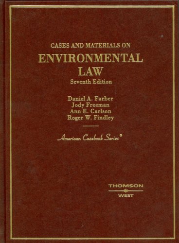 9780314162908: Cases And Materials on Environmental Law (American Casebook Series)
