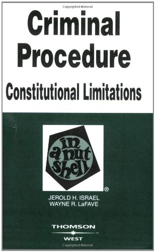 Beispielbild fr Criminal Procedure : Constitutional Limitations zum Verkauf von Better World Books